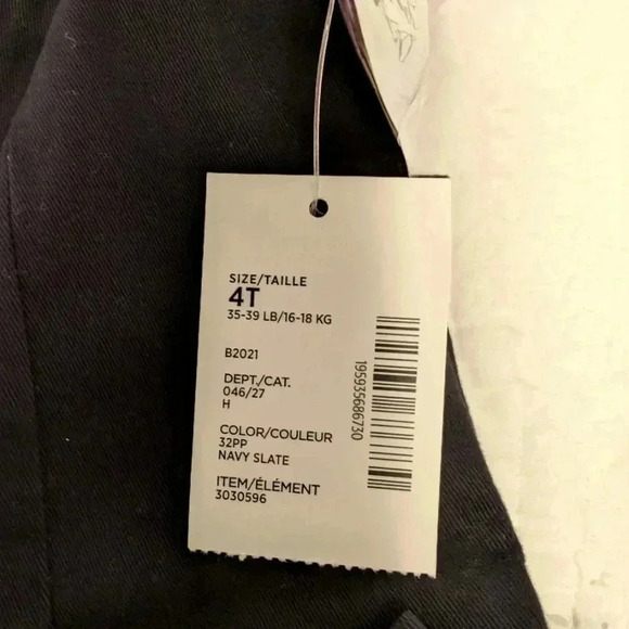 NWT Gymboree Girls' Sleeveless Twill Pleated Jumper Dress SZ 4T Navy - Picture 6 of 8